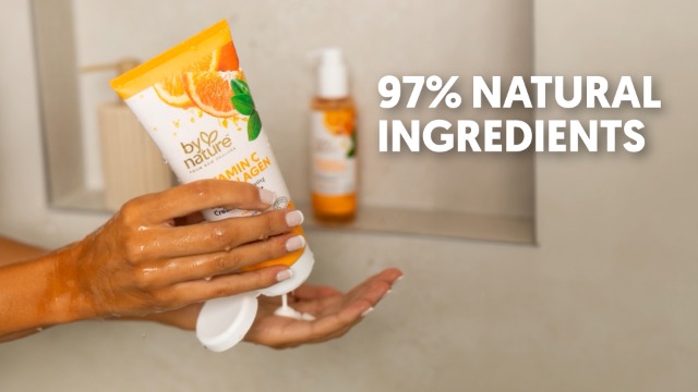 Amazon.com: By Nature Vitamin C + Collagen Face Cream Cleanser